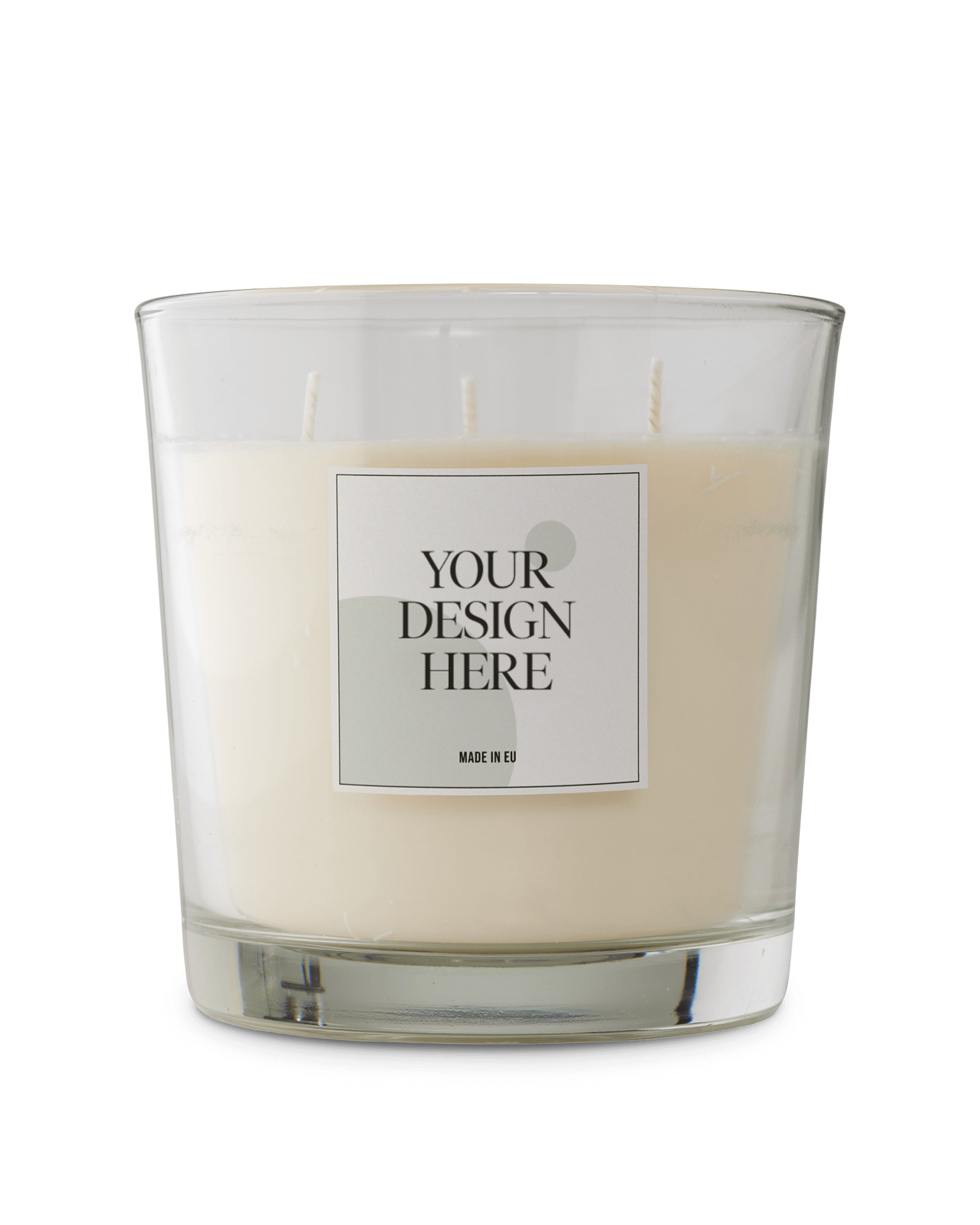 3-wick soy wax candle in clear glass votive 800ml – theecolabel