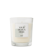 Soy wax candle in clear glass votive 350ml