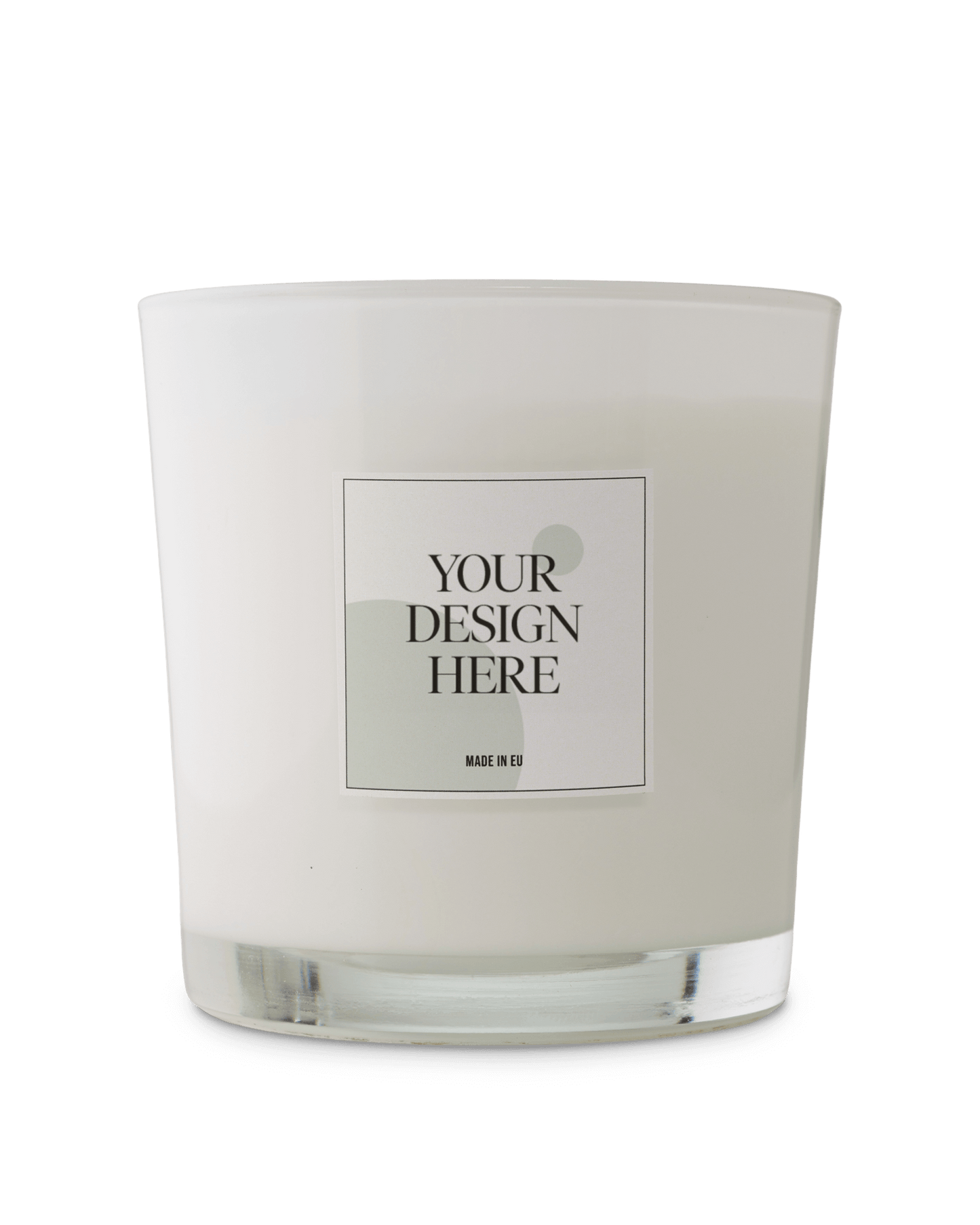 3-wick soy wax candle in white glass votive 800ml
