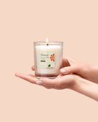 Soy wax candle in clear glass votive 200ml